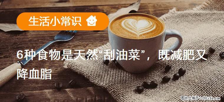 【生活小常识】6种食物是天然“刮油菜”，既减肥又降血脂 - 泉州生活资讯 - 泉州28生活网 qz.28life.com